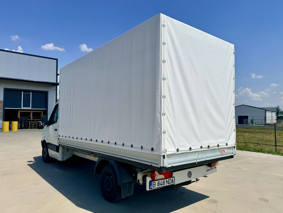 VW Crafter TDI 2009 – Autoutilitară cu prelată NOUĂ | Gata de drum, anvelope NOI !
