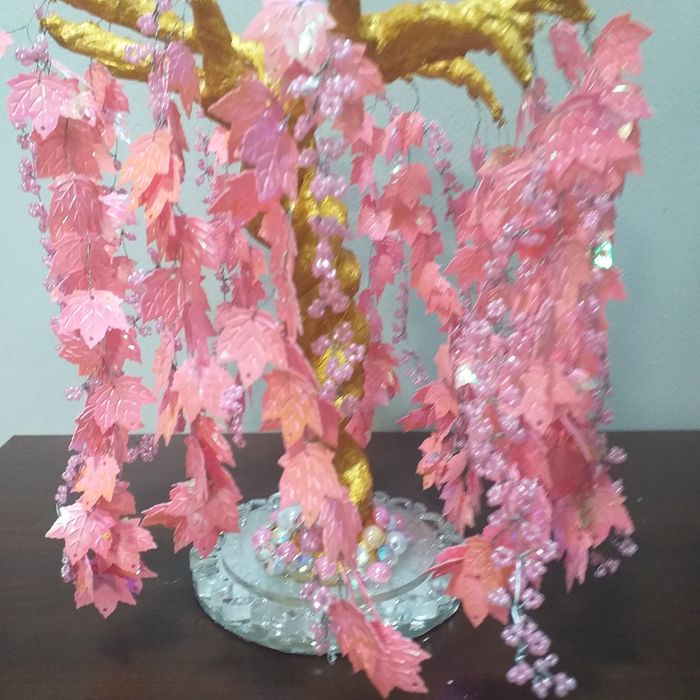 Деревья из бисера