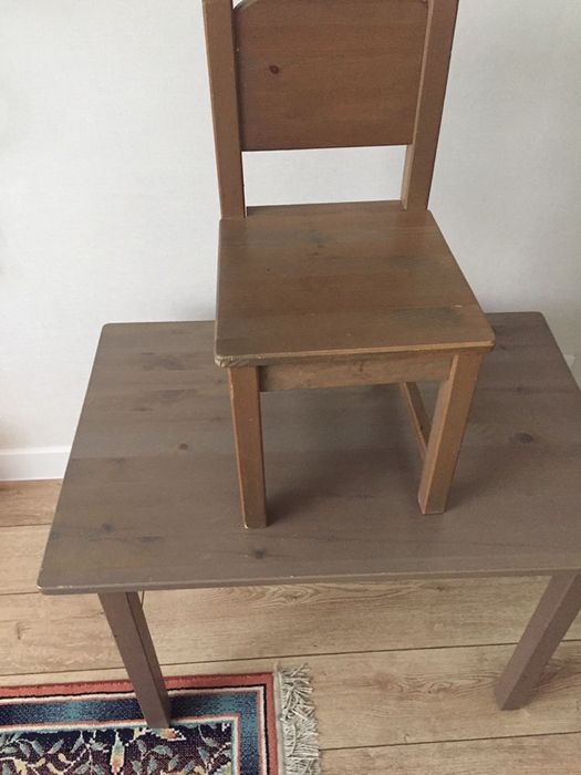 Детский стол со стулом “Sundvik” IKEA