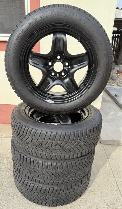 Jante+Cauciucuri aproape NOI 205/55/R16 DUNLOP WINTER SPORT 5 M+S OPEL ASTRA GM