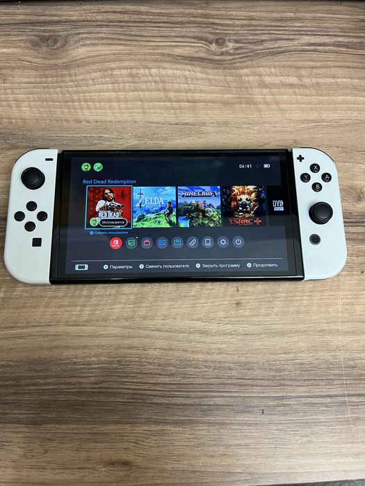 Прошитый Nintendo Switch OLED 128гб Emunand Kefir