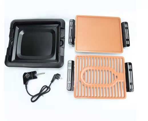 Бездимен Незалепващ Меден грил-Двоен комплект