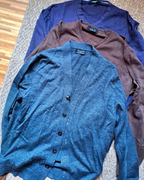 Lot pulovere Zara de primăvară lot pulover barbati cardigan