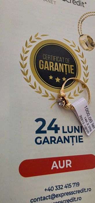 Inel Aur 14K 2.33g(AG35 B:35813.1) Garantie 2 Ani!