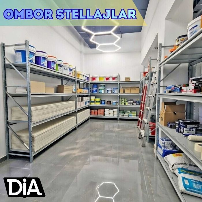 Arxiv stellaj, архивные стеллажи, metall tokcha ombor polka