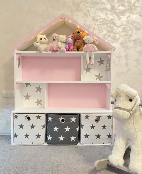Детска етажерка къща за кукли