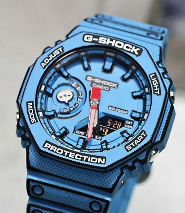 Ceas Casio g shock Manga THEME GA2100 MNG. Blue, Nou,Garantie 2 ani