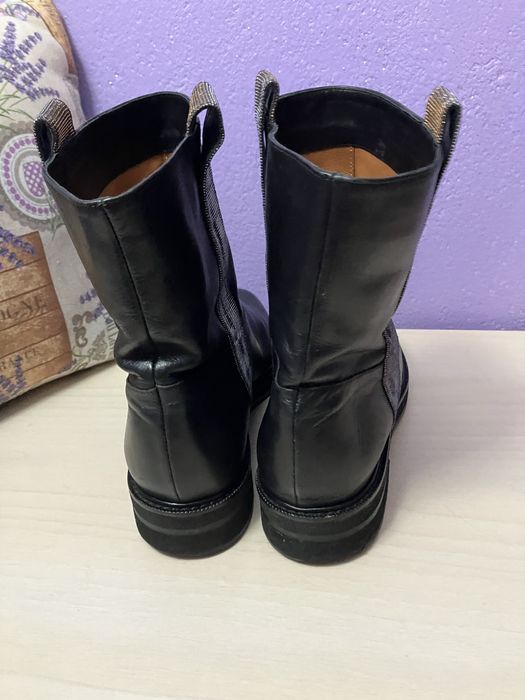 Cizme scurte piele naturala,Voltan