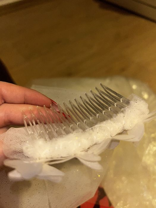 Rochie de mireasa tip printesa 2 in 1 lunga si midi, cu voal