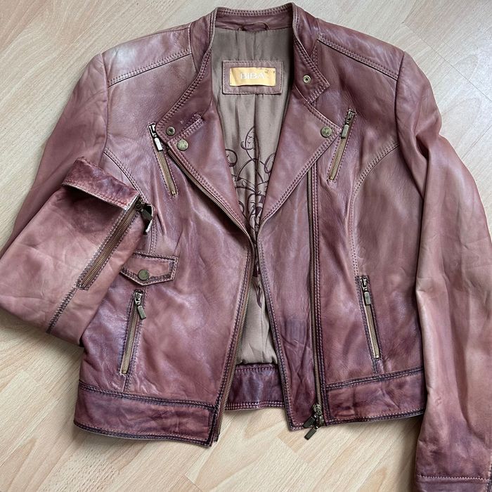 BIBA елегантно кожено дамско яке