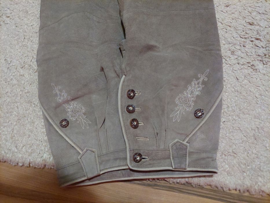 Pantaloni bavarezi de copii,Festival Oktoberfest,piele intoarsa