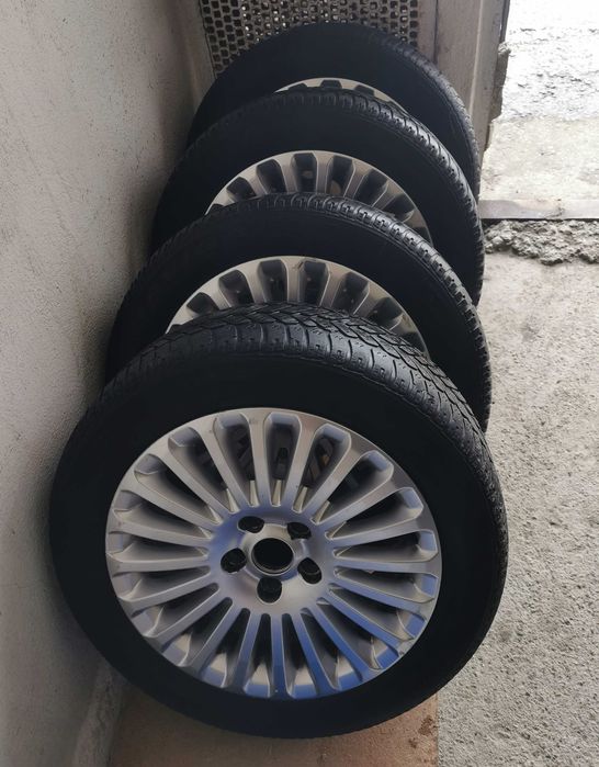 Set 4 jante aliaj R16 Ford Focus + anvelope 205/55 R16- 1500 lei