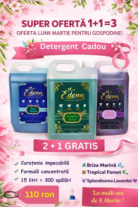 Detergent 2+1 Gratis
