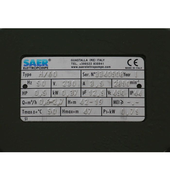 Hidrofor Imera AO24 și pompa Sare M60