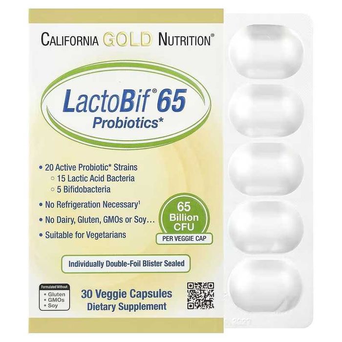 California Gold LactoBif 30 LactoBif 5 LactoBif 65 LactoBif 100
