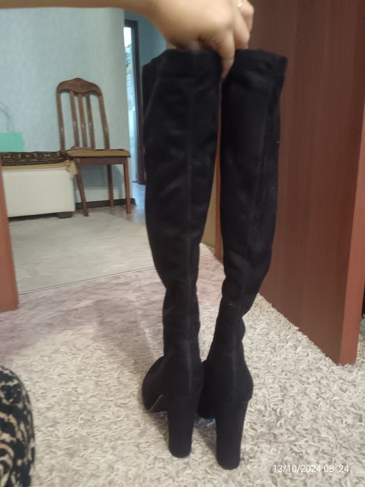Продам сапоги зимние замшевые