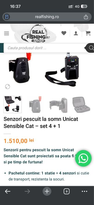 Senzori pescuit la somn Unicat