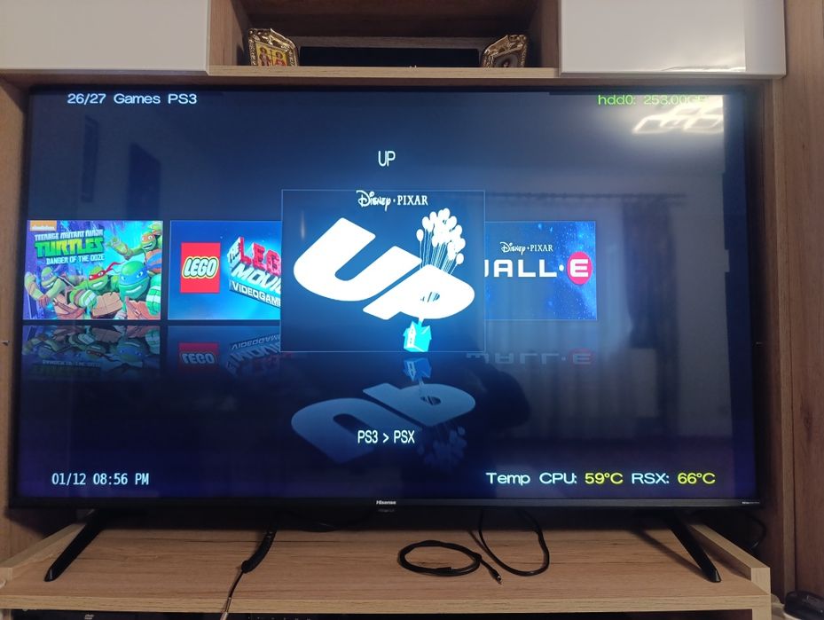 PS 3 modat cu 27 jocuri instalate