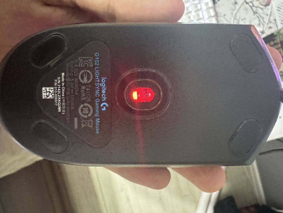 Logitech G102 Lightsync (Gaming Mouse) + коврик