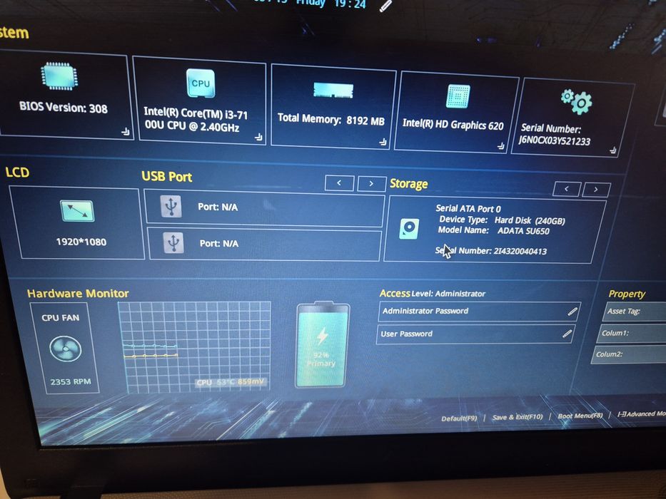 Laptop Asus A541U