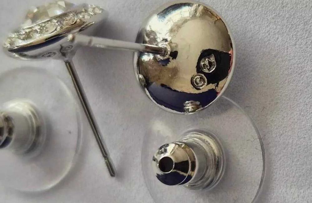 Cercei Swarovski Angelic Argintii - noi, în cutie