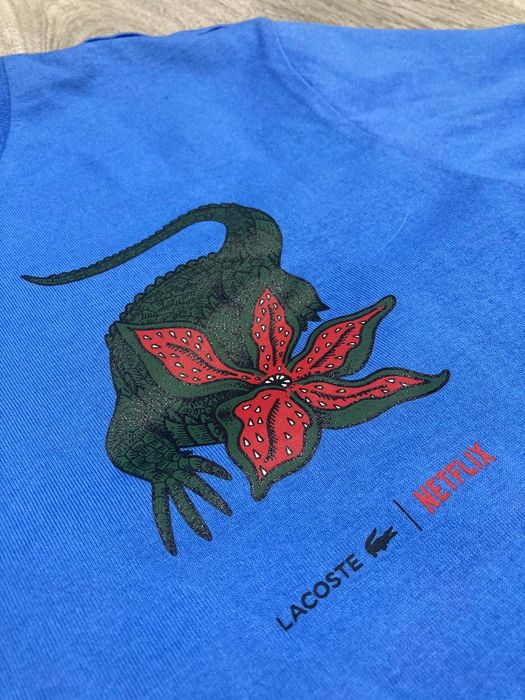 Lacoste x Stranger Things tricou original nou nepurtat