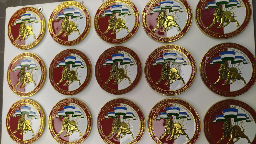 Значки индивидуально, Znachok, medal, quyma uslubda.