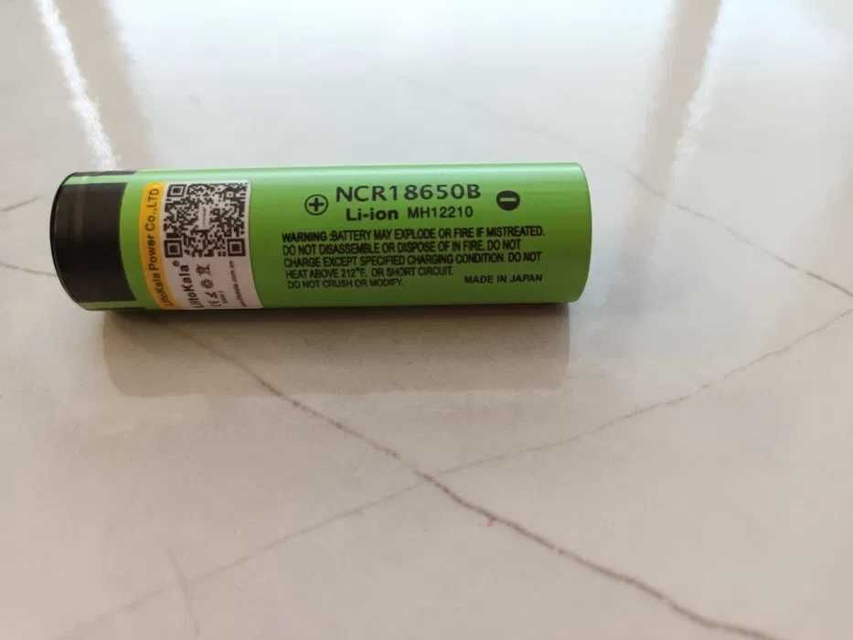 Батерия Liitokala 18650B Li-ion без пъпка,3.7V 3400mAh,Литокала,18650