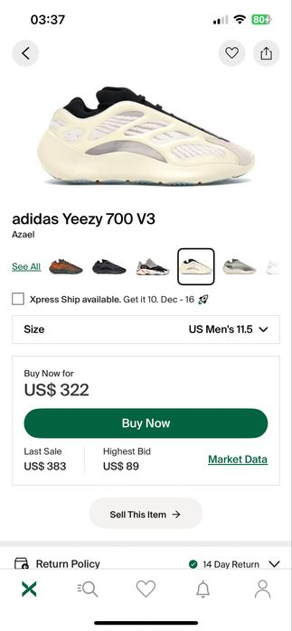 Yeezy 700 v3 azael