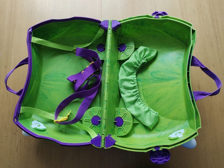 Детский чемодан-каталка Trunki Динозавр Dudley (оригинал)