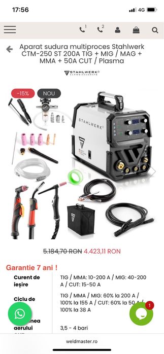 Aparat sudura co2 multifunctional