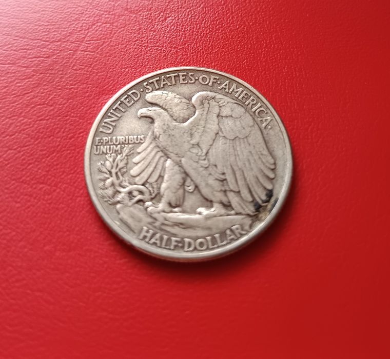 Half Dollar-USA-1945г.Сребро!Промо цена!