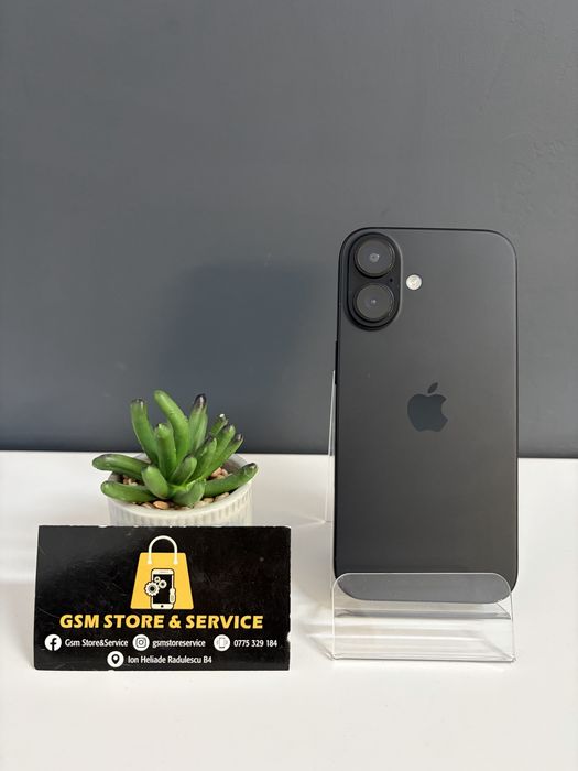 Iphone 16 128Gb Black 2 Ani Garantie Gsm Store&Service