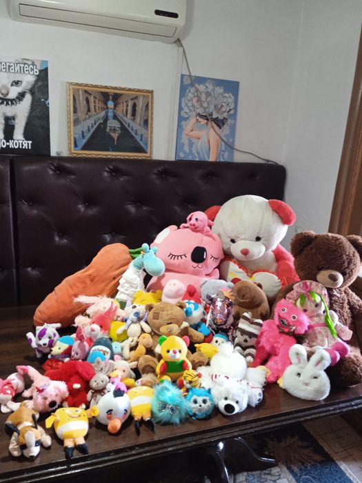 Мягкие игрушки .