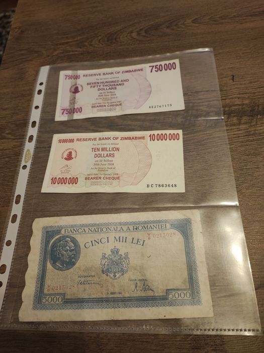 Vând bancnote, lire italiene, și diverse
