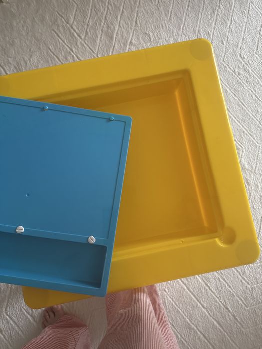 Детский лего стол со стулом