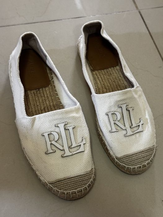 Espadrile/Mocasini  'CAMERYN'Lauren Ralph Lauren pe Alb Natural