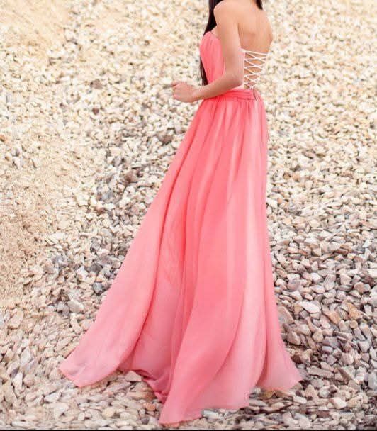 Дълга рокля-корсет