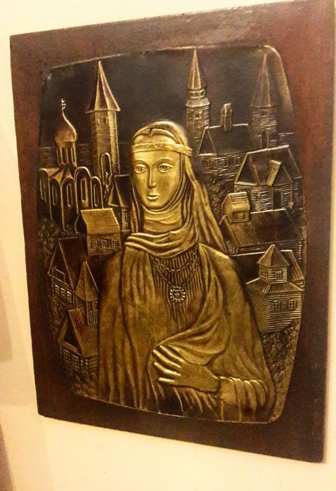 картины крестиком и винтажное пано