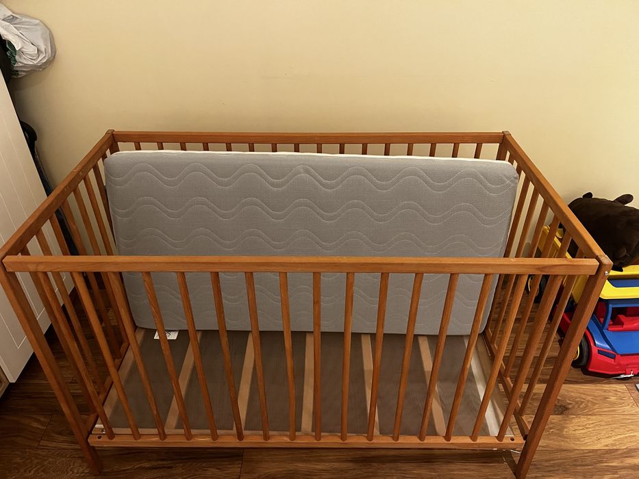 Дървено бебешко легло SNIGLAR, IKEA