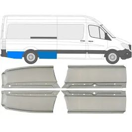 Podea reparație Mercedes sprinter vw crafter Lt prag ușa aripa panou