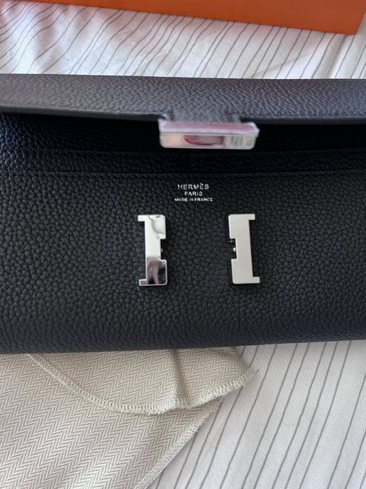 Хермес голям портфейл Того кожа