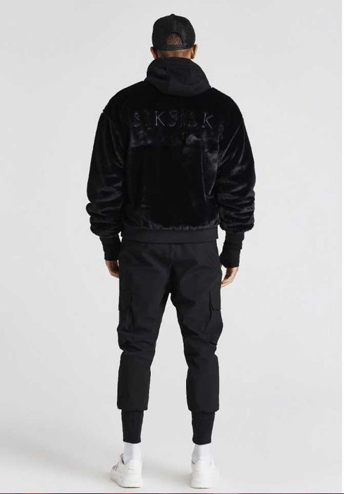 Siksilk Faux Fur Bomber Jacket - Geaca bomber