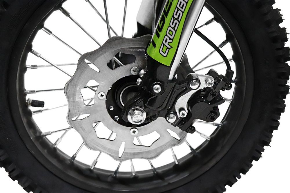 Motocicleta electrica pentru copii Eco Tiger 1000W 36V 12/10 #Verde