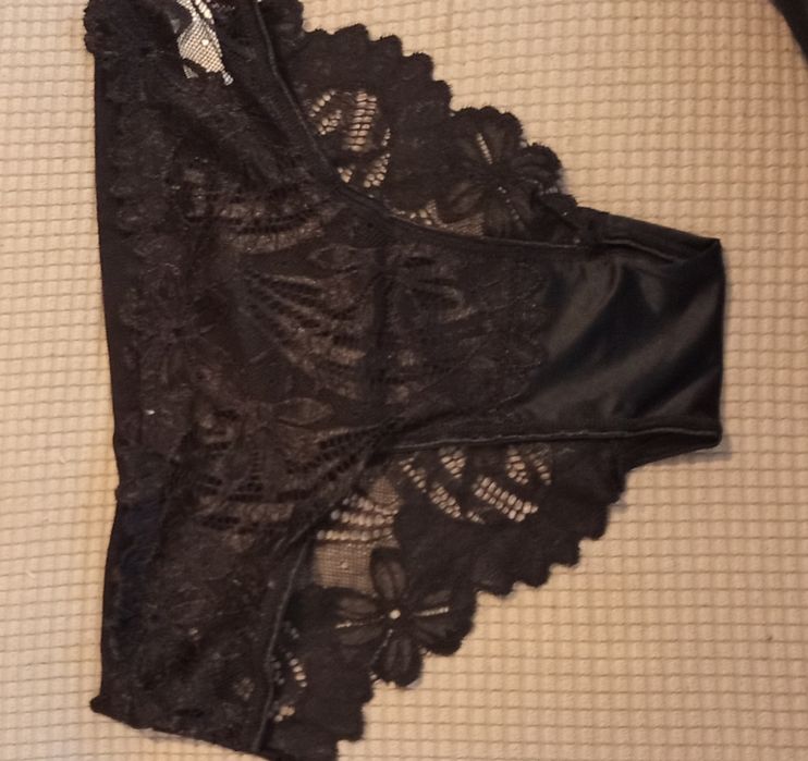 Set trei chiloți dama cu dantela florala M