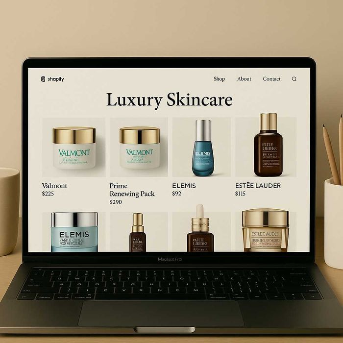 Afacere gata făcută: magazin online de cosmetice de lux
