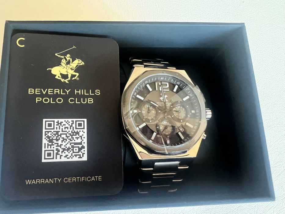 Кварцов мъжки часовник нов  Beverly Hills Polo Club