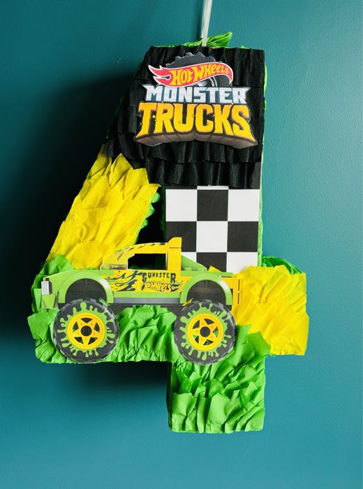 Hot wheels monster trucks monster jam пинята