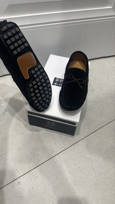 Лоферы для мальчика замша 39 размер