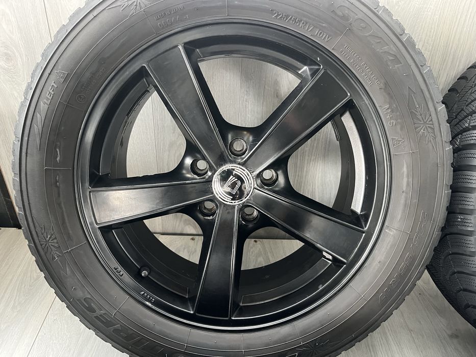 Джанти 17 цола 5х114,3 за Мазда 6 със зимни гуми 225/55/17